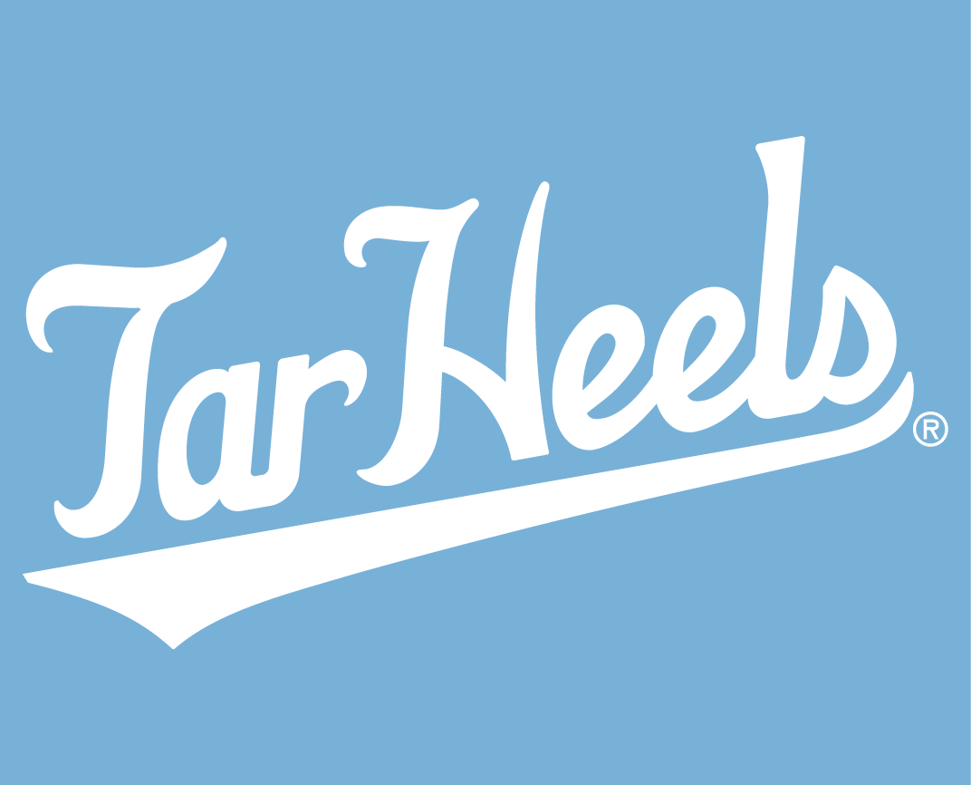 North Carolina Tar Heels 2015-Pres Wordmark Logo v10 diy fabric transfer